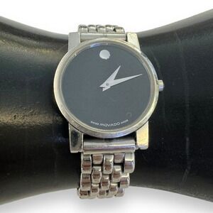 Movado 25MM Museum Classic Silver Watch